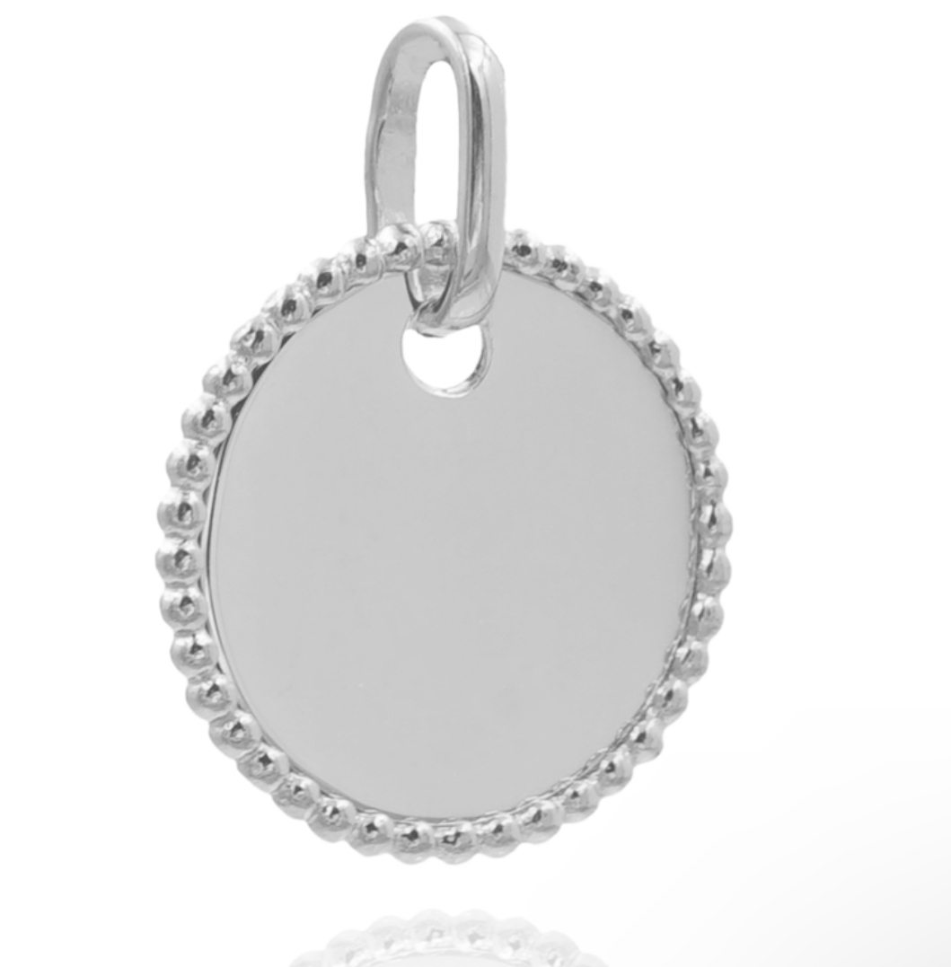 Gravurplättchen 'Vintage Stil' 14mm