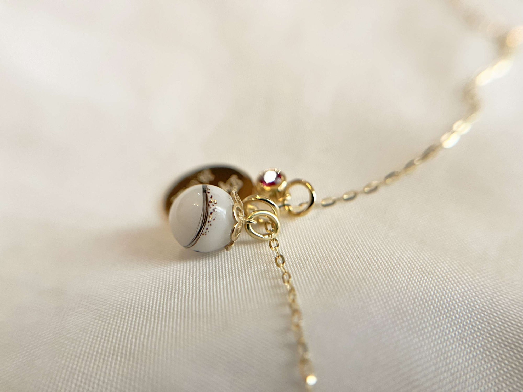 8mm Perle 'Flower' Echtgoldkollektion