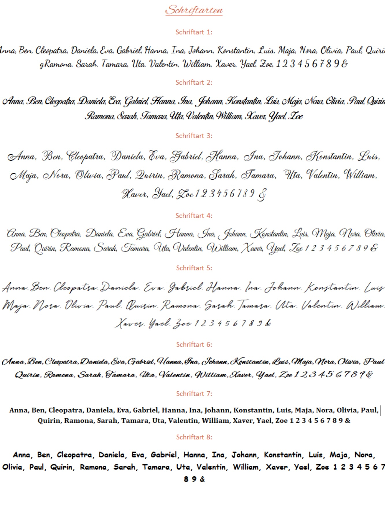 Gravurplatte Initialen